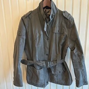 Barbour coat in black